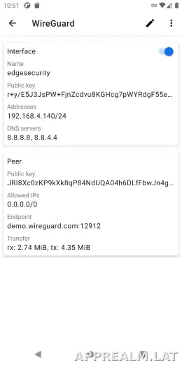 WireGuard скриншот 2